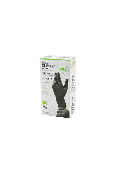 Generic Brand Brk reflex slimfit glove code-032 m black powder-free examinati...