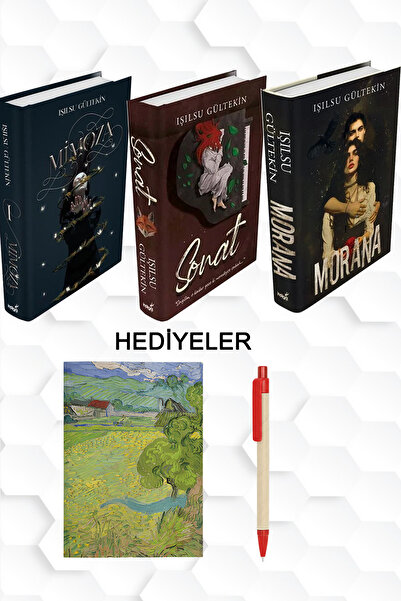 İndigo Kitap IŞILSI GÜLTEKİN-MİMOZA SONAT VE MORANA 3 LÜ SET CİLTLİ KİTAPLAR ...