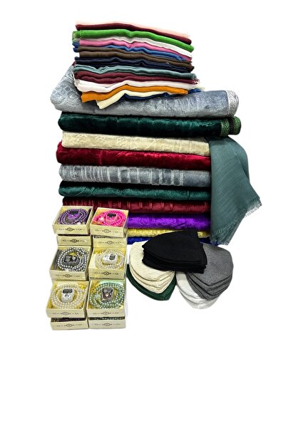 Muensu Set de accesorii pentru Hajj Umrah pentru 10 persoane, covor de rugăci...