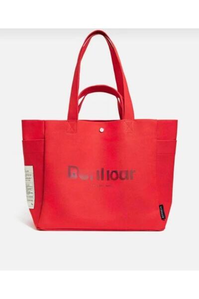 gül sezgin butik Women's Red Canvas Shoulder Bag