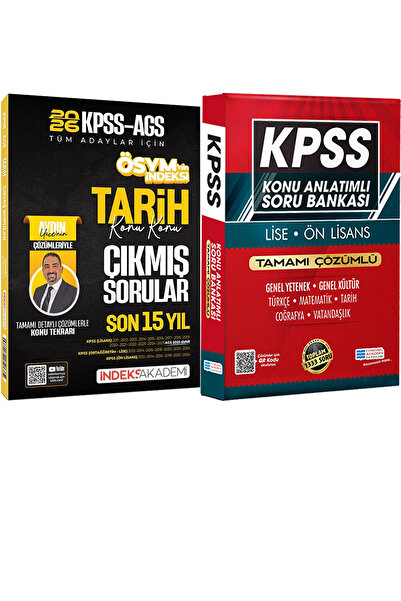 İndeks Akademi Yayıncılık 2026 KPSS Tarih ÖSYMnin İndeksi Çıkmış Sorular Son ...