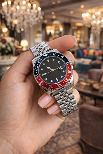 LOOQ Takvimli Retro Çelik Kordon Erkek Kol Saati