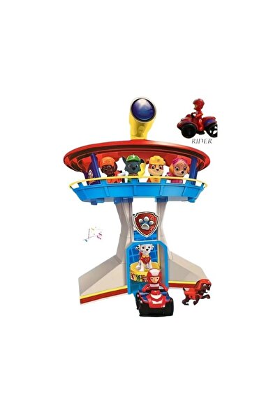 Premium مجموعة ألعاب برج المراقبة وبرج الإنقاذ مع المركبات والشخصيات والميزات