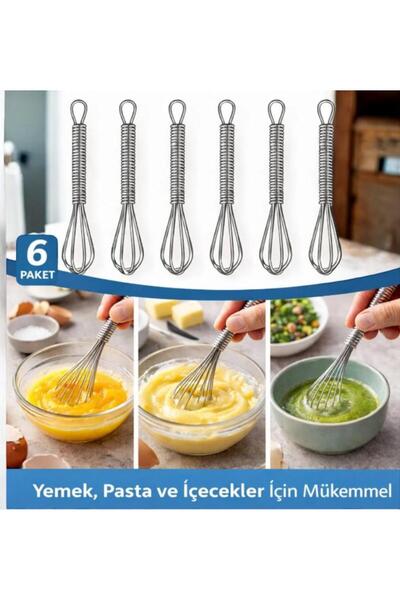 RES Paslanmaz Çelik Mini Karıştırıcı – 6’lı Set