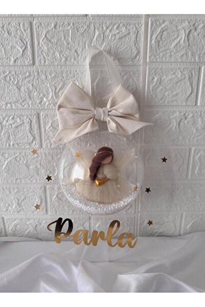 Tasarım Bebek kapı süsü, keçe peri bebek, keçe bebek, bebek oda aksesuar