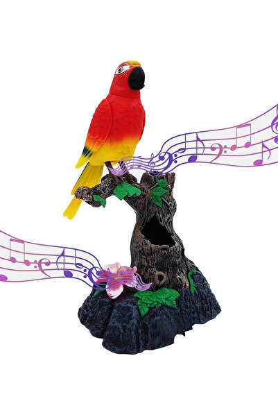 direkstoktan Konuştuğunu Tekrar Eden Ses Kontrollü Papağan - Hareketli Sesli ...