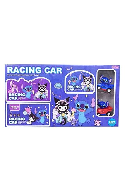 Premium مجموعة ألعاب سيارات سباق كرتونية يمكنك تركيبها بنفسك، سيارات صغيرة بت...