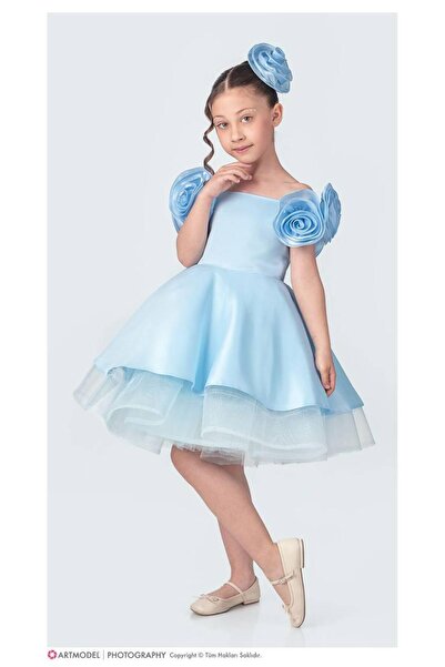 KOKOŞ BEBEK Розова рокля с детайли за принцеса – рокля от пухкав тюл + лента ...