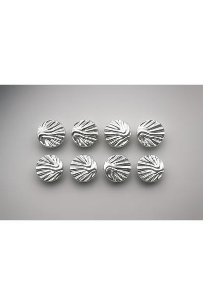 kendim fashion Metal Düğme SILVER 28''- 17,80 mm (6'lı paket)