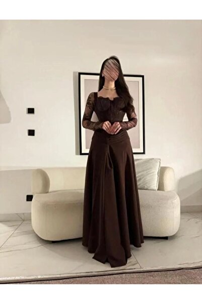 Juliana Soft brown dress