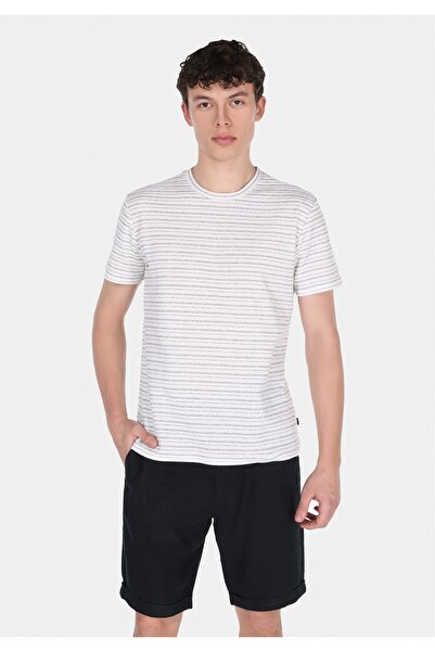 Colin's Ανδρικό μπλουζάκι με κοντό μανίκι με στρογγυλή λαιμόκοψη και ριγέ σχέδιο