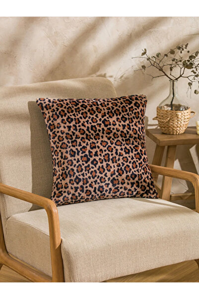 LC Waikiki Κάλυμμα μαξιλαριού με σχέδιο λεοπάρ 45x45 εκ.