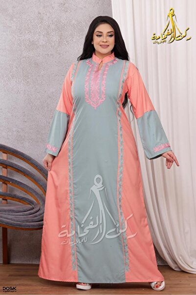 Generies A cotton abaya made from lightweight natural cotton fabric with a wa...