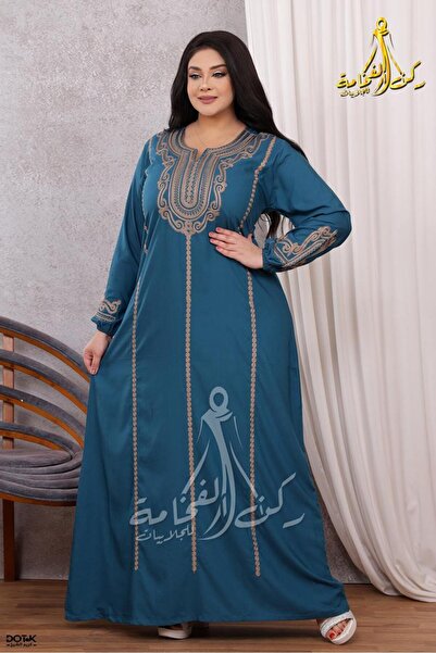 Generies A cotton abaya made from lightweight natural cotton fabric with a be...