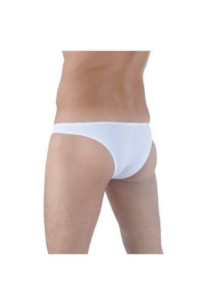 Hafif Giyim Erkek Beyaz Fantezi Giyim Slip HF291160