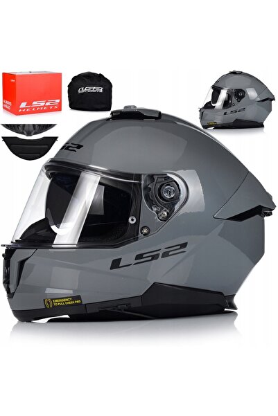LS2 Stream 2 Nardo Gri Kapalı Motosiklet Kaskı