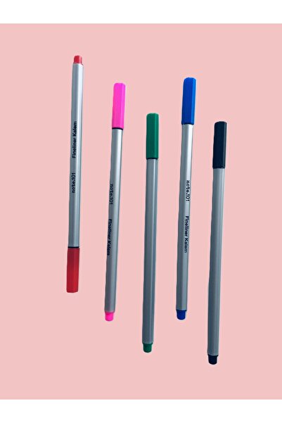 NOTE101 5'li İnce Uçlu Keçeli Kalem