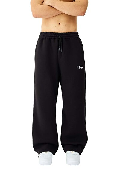 hitup Winter Embroidered Premium Adjustable Leg Oversized Sweatpants