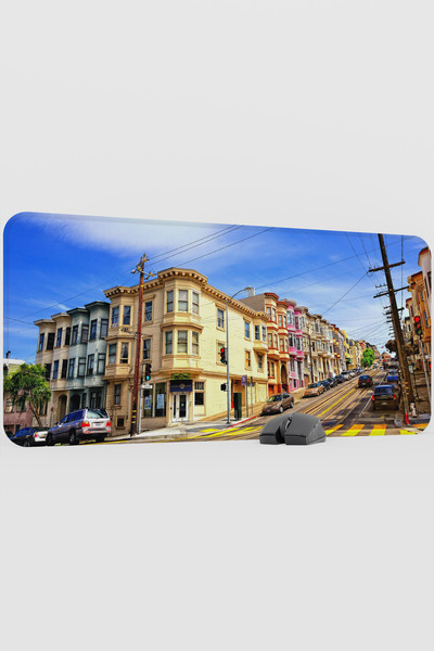 mousepad bastir San Francisco California Usa 2 V1 90X40 XXL Gaming Rubber Non...