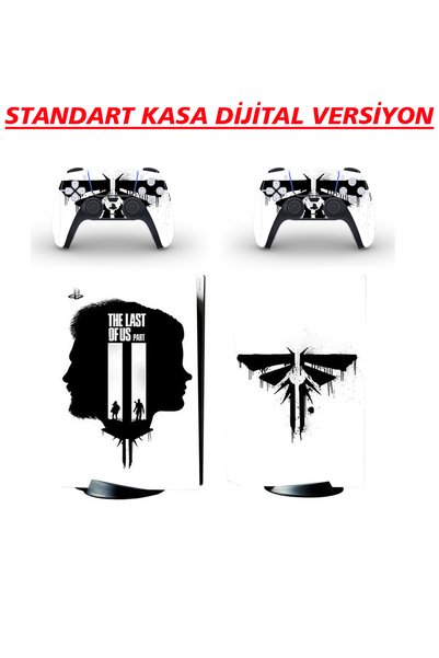 EVCİ STİCKER MARKET The Last Of Us Part II Beyaz Arkaplan Minimal Playstation...