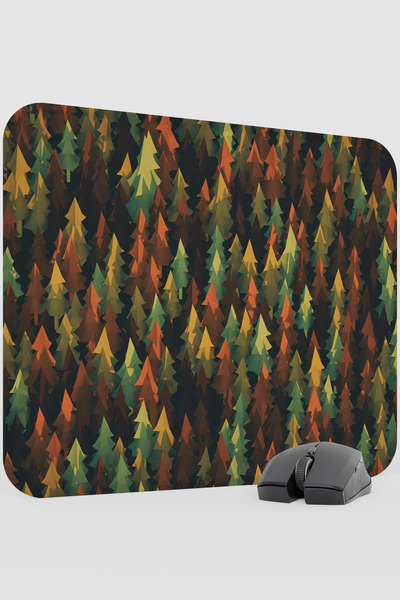 mousepad bastir Digital Tree Nature Forest V5 48X40 XL Gaming Rubber Non-Slip...
