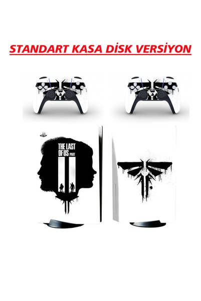 EVCİ STİCKER MARKET The Last Of Us Part II Beyaz Arkaplan Minimal Playstation...