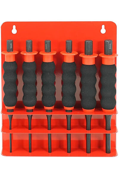 VERKE Set de 6 dornuri cu mâner, VERKE, 3-8 mm, V87005