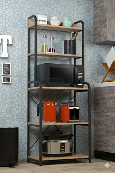 EVİMCE MOBİLYA Çok Amaçlı Dolap Mutfak Bangosu Fırın Dolabı Mikrodalga Fırın ...