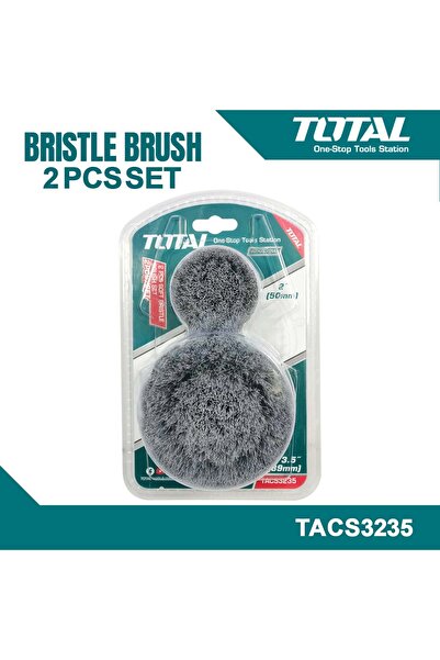 Generic TOTAL Soft Bristle Brush Set 2 Pcs (2” & 3.5”) Drill Mounted Cleaning...