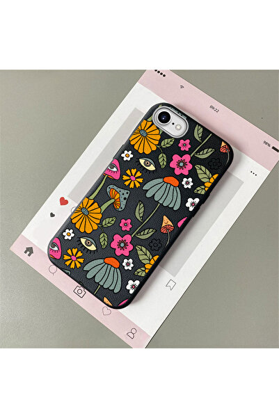 Hontinga For iPhone 7/8/Se 2020 2022 Compatible Leather Texture Anti Fall Sof...