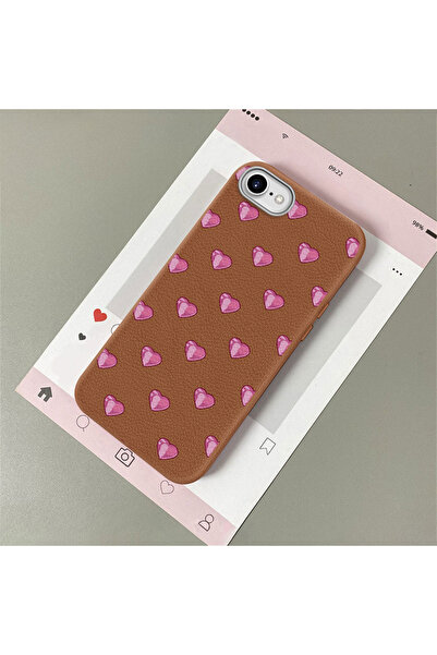 Hontinga For iPhone 7/8/Se 2020 2022 Compatible Leather Texture Anti Fall Sof...