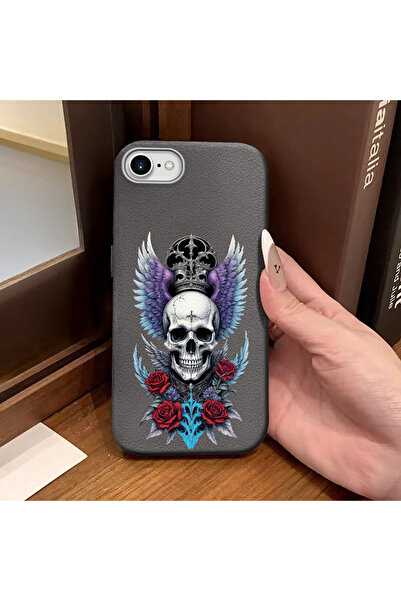 Hontinga Phone Case Compatible with iPhone 7/8/Se 2020 2022 Leather Texture A...