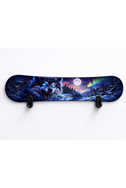 OEM Set 2 suporti de perete pentru placa snowboard, negru