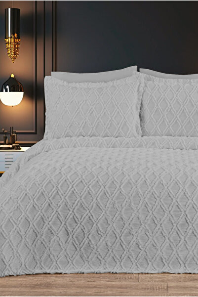 Bella Home 3 Piece Fairytale Pike Set - Fence Personality - 240X260 cm - Gray...