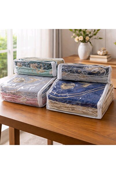 OBRNHOMEN 1 Piece Heart-Shaped Double Prayer Mat Dowry Bundle Hajj Umrah Mevl...