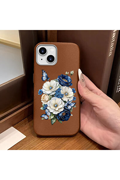 Hontinga حافظة هاتف متوافقة مع iPhone 15، ملمس جلدي، مضاد للسقوط، سيليكون ناع...