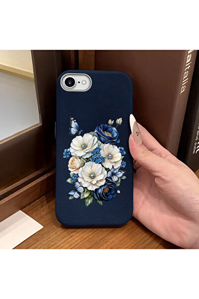 Hontinga For iPhone 7/8/Se 2020 2022 Compatible Phone Case Leather Texture An...