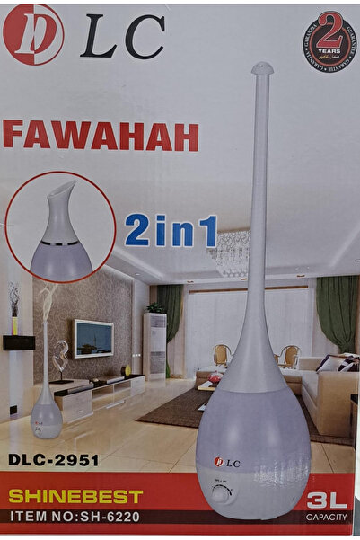 Biki جهاز تنقية وترطيب هواء إلكتروستاتيكي 2 في 1 سعة 3 لتر | فوهات رذاذ مزدوج...