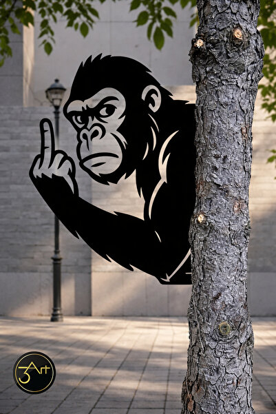 3art Metal Metal Bahçe Dekoru – Duvar & Ağaç Süsü - Dış Mekân Bahçe Aksesuarı