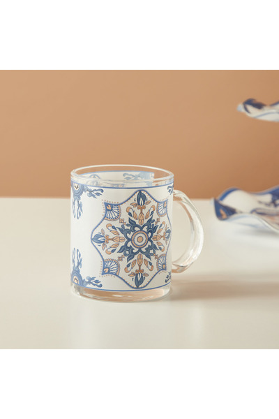 Lifestyle Dania Printed Glass Mug