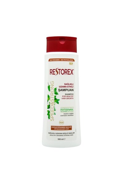 Restorex Sağlıklı Uzama Etkili Şambuan Kuru&Yıpranmış Saçlar 500 ml