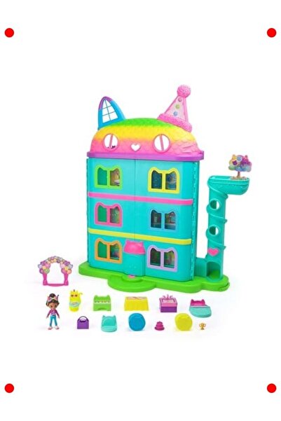 markentegra Party Doll House Play Set - 15 Pieces, with Sound Effects (Ages 3+)