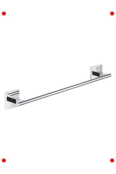 markentegra Chrome Long Towel Rail 450mm – Easy Installation