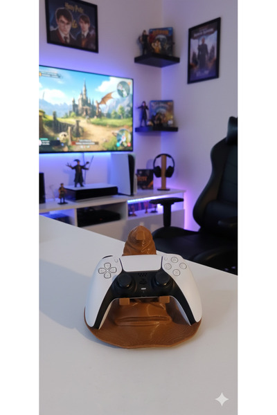 DigiArtisan3D Harry Potter Seçmen Şapkası PS5 Kol Standı - Büyülü Oyun Deneyi...