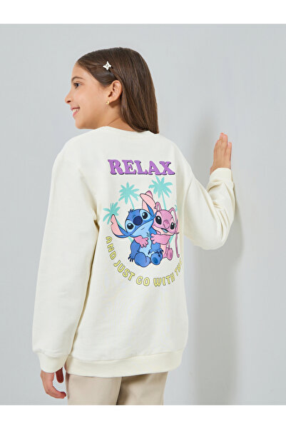 Styli Teens Lilo and Stitch Graphic Sweatshirt