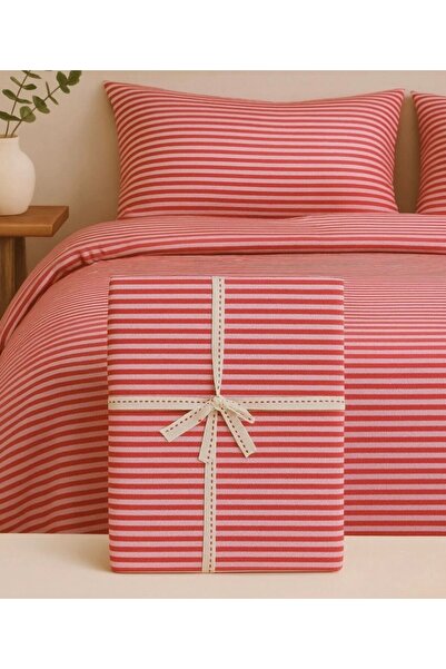 Arca Weaving Days in colors double bedding set - 100% organic cotton