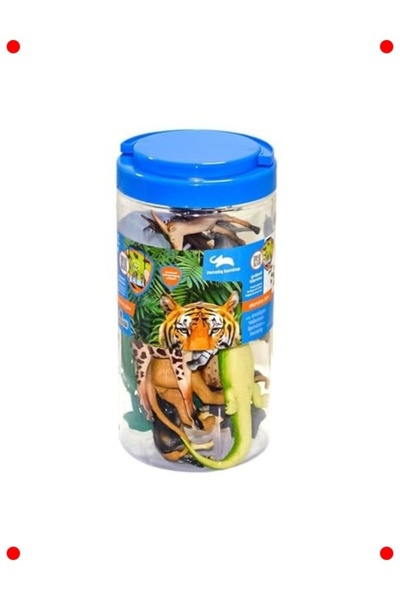 markentegra Wild Hvanlar Playset - 13 Pieces in a Bucket