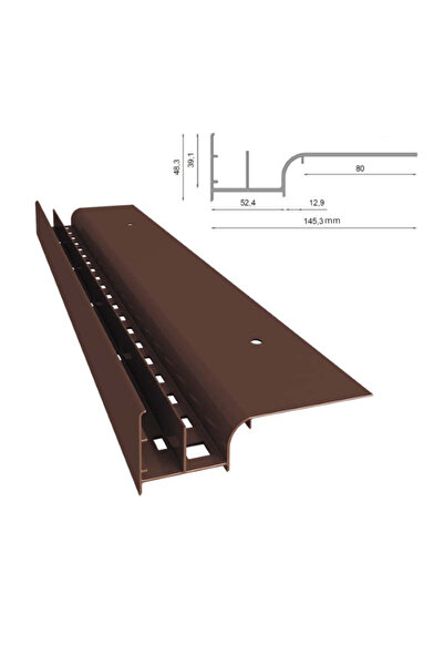 Renoplast W20R Maro RAL 8019 profil streșină