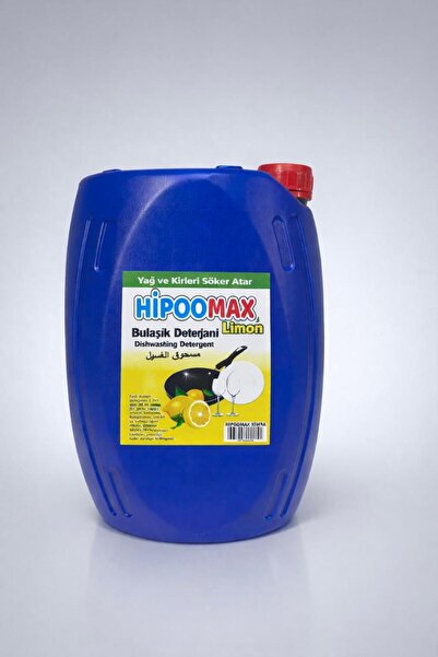 HIPOOMAX Bulaşık Deterjanı Elde Yıkama 5 LT Limon kokulu