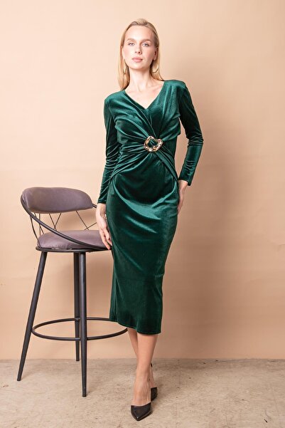 Jument Rochie de seară/rochie de seară lungă pentru femei material elastic di...